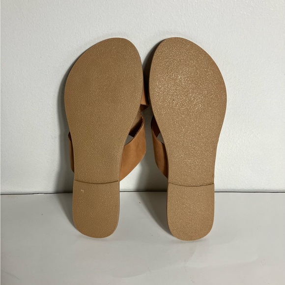 Coconuts by Matisse Pebble Slip On Tan Sandals NWB - Picture 3 of 5